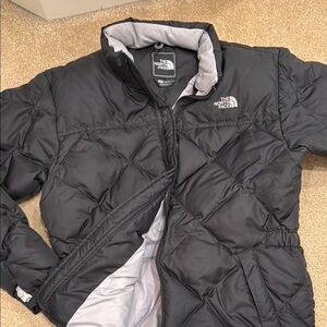 The North Face Girls Black Puffer Jacket